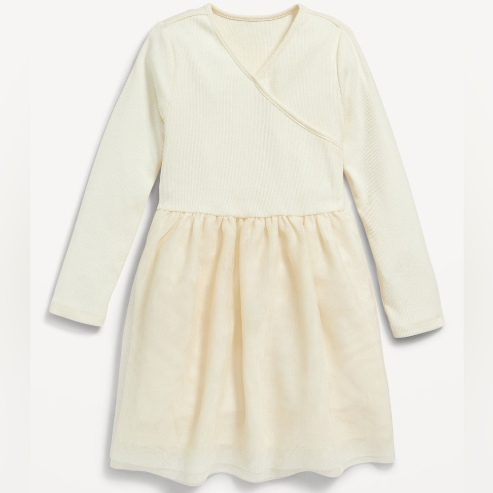 Old Navy Fit & Flare Wrap-Front Tutu Dress for Toddler Girls Size 5T
